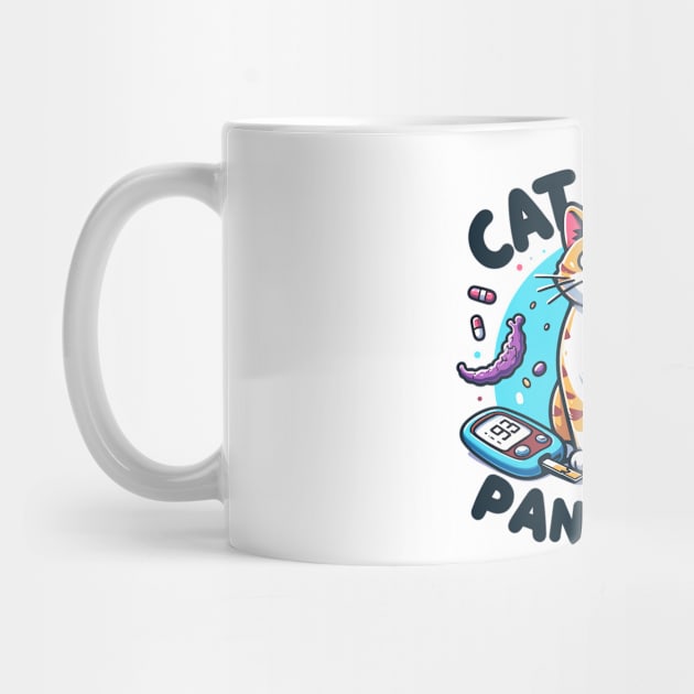 Mischievous Feline: Cat Ate My Pancreas Humor by WEARWORLD